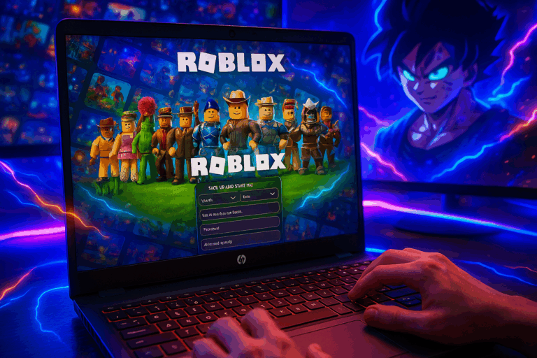 How to play Roblox in laptop