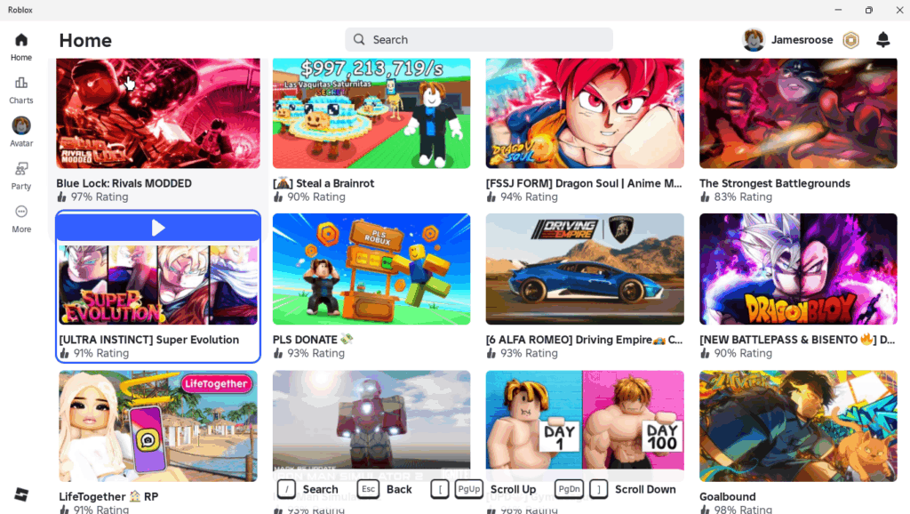 Roblox on laptop