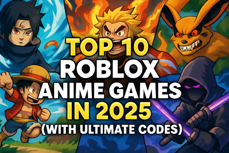 Top 10 Roblox Anime Games in 2025 (With Ultimate Codes)