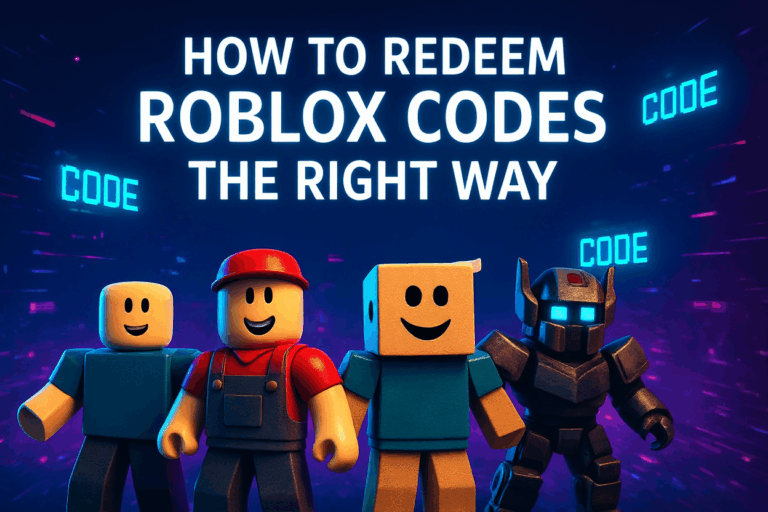 How to Redeem Roblox Codes