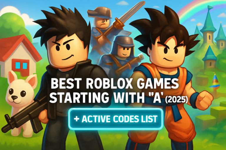 Best Roblox Games Starting with “A”
